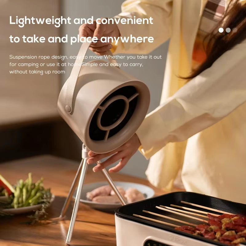 2024 Pocket-Sized Air Wizard: The Kitchen's Tiny Superhero That Blows Away Your BBQ Mistakes!