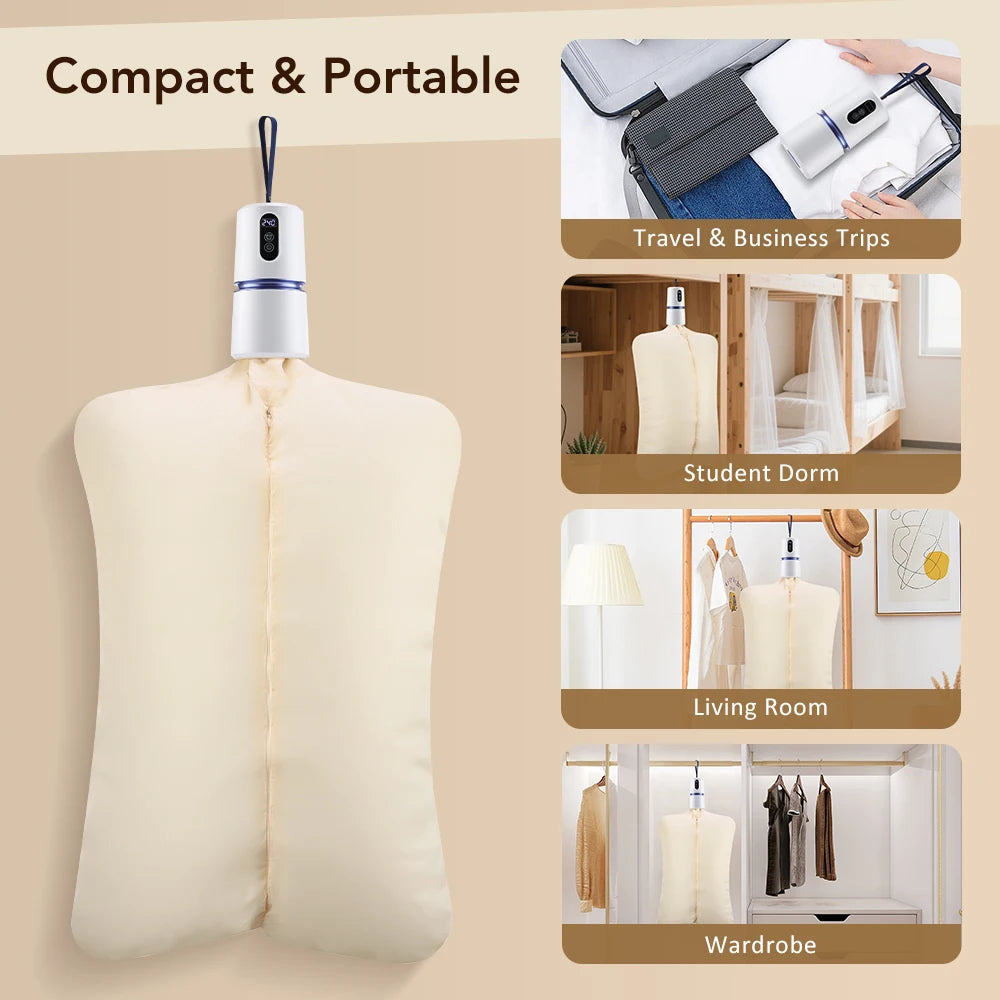 Mini Portable Clothes Dryer – Compact Electric Laundry Dryer with Dry Bag for Travel & Home